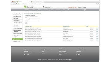 Fee Schedule - Medical Billing Center | drchrono