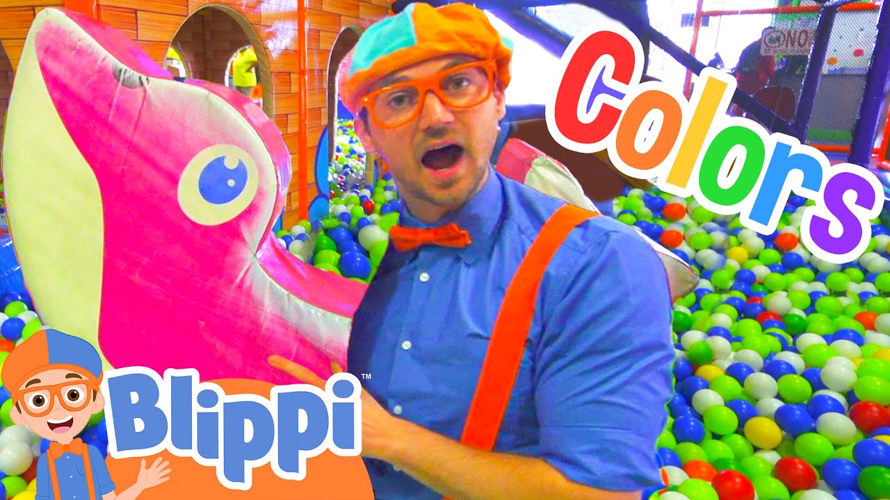 ⁣Learn Colors and Learn Shapes with Blippi | Educational Indoor Play Place