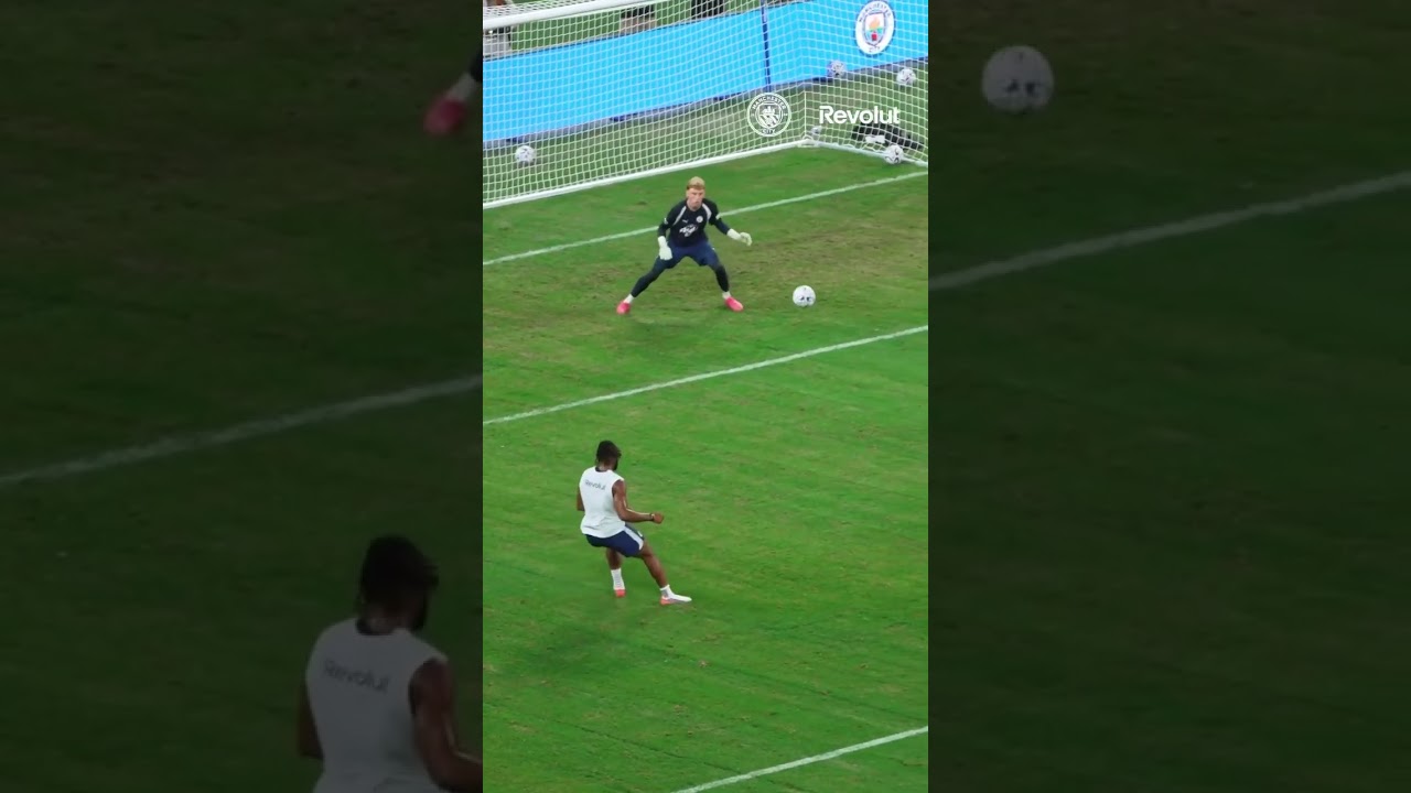 📐 The perfect angle! 🥶 #football #skills #mancity #premierleague #shorts