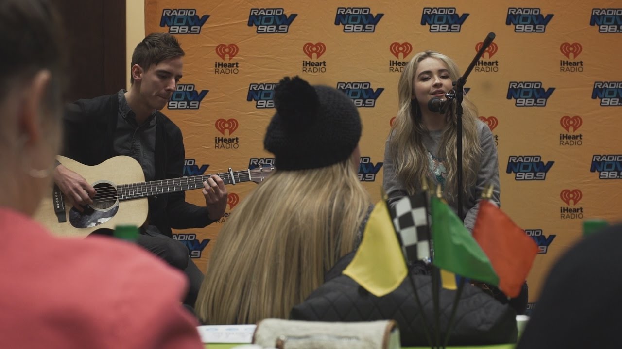 Sabrina Carpenter 98.9 Radio Now Behind the Scenes