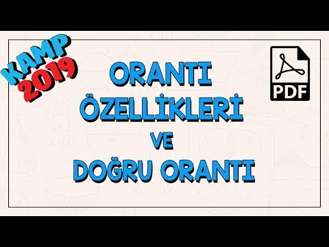 Orantı Özellikleri ve Doğru Orantı