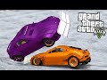 ŚNIEŻNE SUMO SUPER SAMOCHODAMI w GTA 5 Online Hogaty i EKIPA "DERBY EKIPOWE" #302