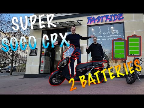 The Best Electric Scooter 125 Super Soco CPX