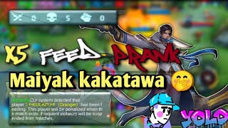 GRANGER FEEDING PRANK - SARAP PALA MAG FEED - MLBB screenshot 4