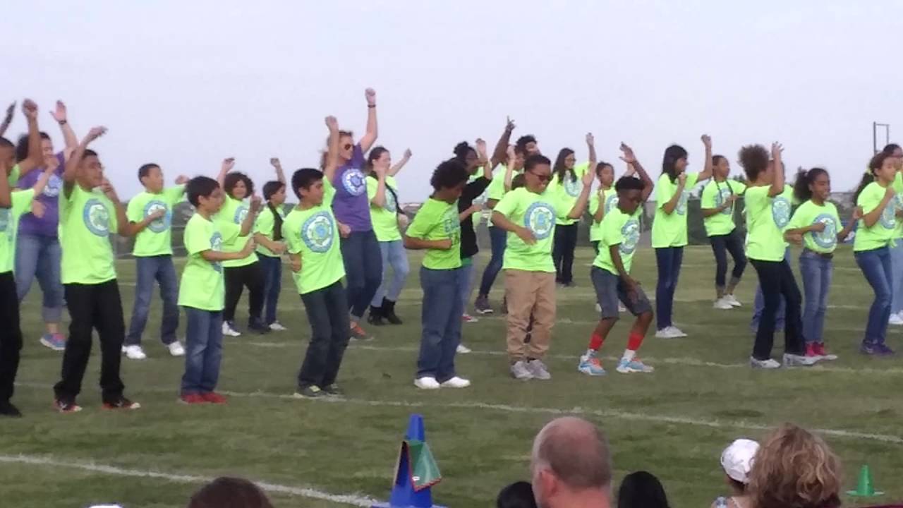Cedar Valley Elementary School Dance Extravaganza 5th Graders dancing