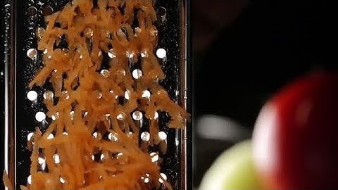 Grating Carrot Stock Video