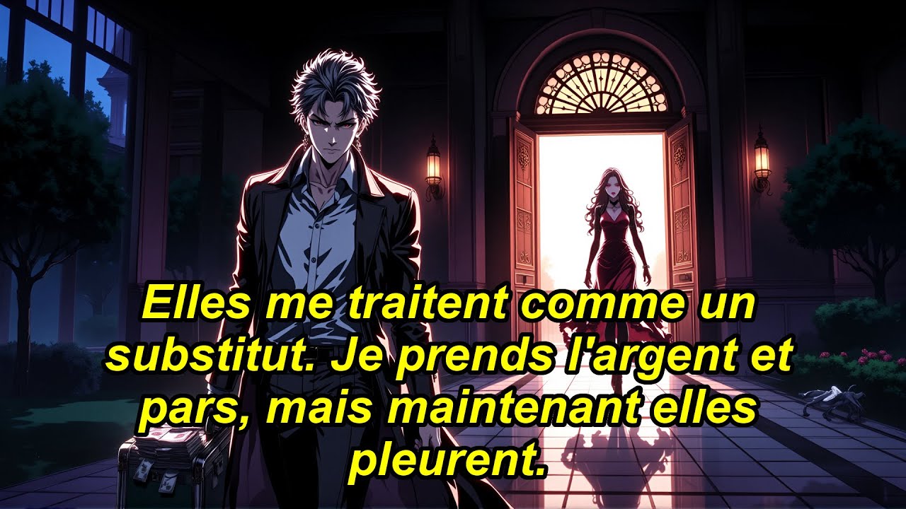 Elles me traitent comme un substitut. Je prends l'argent et pars, mais maintenant elles pleurent.