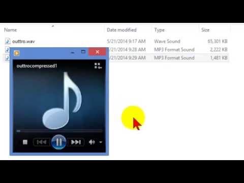 ভিডিও: Wav আকার কমাতে হয়