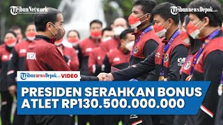 Presiden Jokowi Serahkan Bonus Rp 130.500.000.000 untuk Atlet SEA Games