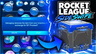 SIDESWIPE SELLING WHOLE INVENTORY FOR MYSTERY PRIZE ON ROCKET LEAGUE MOBILE