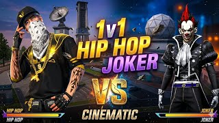 💪Hip Hop vs Joker 1v1 Craftland costom 😱shocking gameplay in :- 🔥Garena Free fire max 
