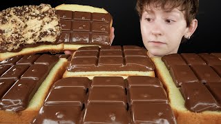 ASMR Reese's Chocolate Peanut Butter Candy Bread & Ice Cream Dessert Mukbang | VNM ASMR 먹방