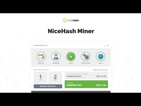 How To Set Up Your Own Bitcoin Cash Miner On Your Pc Nicehash - 