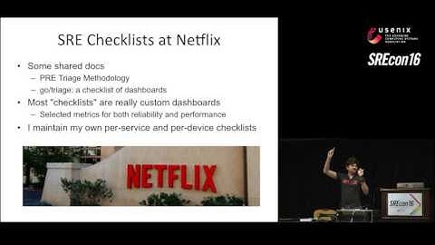 SREcon16 - Performance Checklists for SREs
