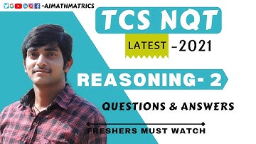 TCS-NQT Reasoning 2021 Question &Answers Part-2(Entry level)