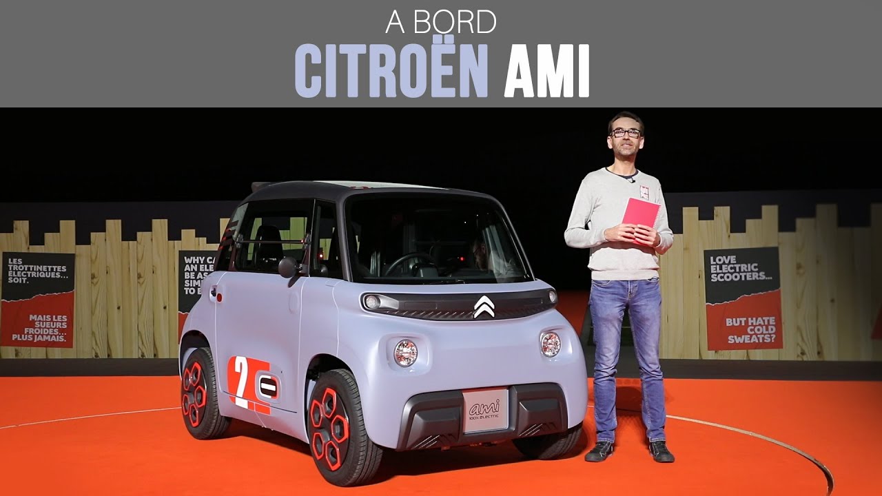 A bord du Citroën Ami (2020) - YouTube