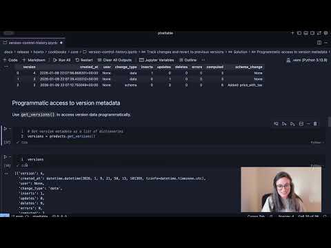 Version Data Tables for Multimodal AI Workflows | Pixeltable Tutorial