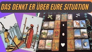 POSITIVE VERÄNDERUNGEN? 🤩 DAS denkt dein WUNSCHPARTNER gerade über EURE SITUATION #tarot #liebe