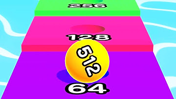 Ball Run 2048 Merge Number ! MAX LEVELS Gameplay Walkthrough New Update Part 140 android, ios