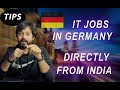 How to get an IT Job in Germany from INDIA? ✅  Tips to apply for jobs in Germany?