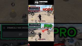 ✅ Best Dynamically Hide Crosshair settings in CODM BR 🔥💯 Codmobile Tips and Tricks #shorts #codmbr