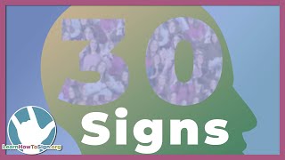 30 Mental Health Signs and Sentences in ASL