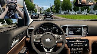 City Car Driving - 2016 KIA Sportage [Steering wheel gameplay] screenshot 2