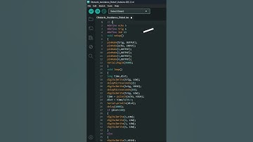 How to code a obstacle avoidance robot   #arduinocode #coding#arduino #programming  #diyprojects