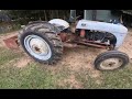 REPAIRING A BUSTED BOX BLADE AND DOING WORK WITH THE 1952 FORD 8N TRACTOR