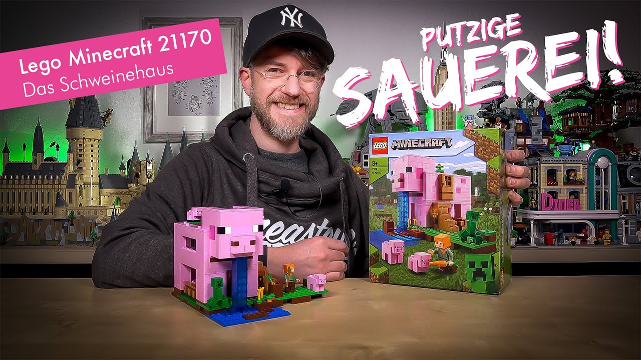 SAUEREI?! 😱🤯😍 Lego Minecraft 21170 Das Schweinehaus - YouTube