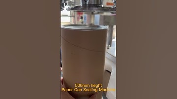 500mm Can Height Sealing Machine,Semi Automatic Paper Tube Can Seaming Machine,Paper Can Sealer