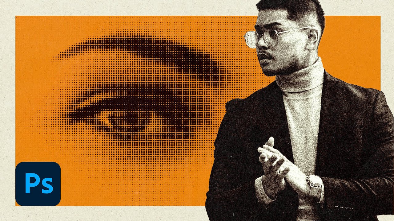 How to Create a Halftone Effect in Photoshop - YouTube