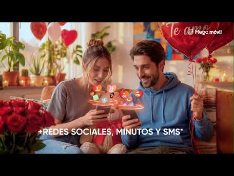 🗓️💕 Febrero es el mes del amor y Mega móvil tiene el mejor plan para ti 📱📲