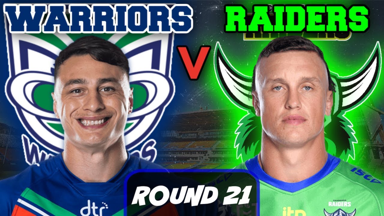 New Zealand Warriors vs Canberra Raiders NRL ROUND 21 Live Stream Commentary