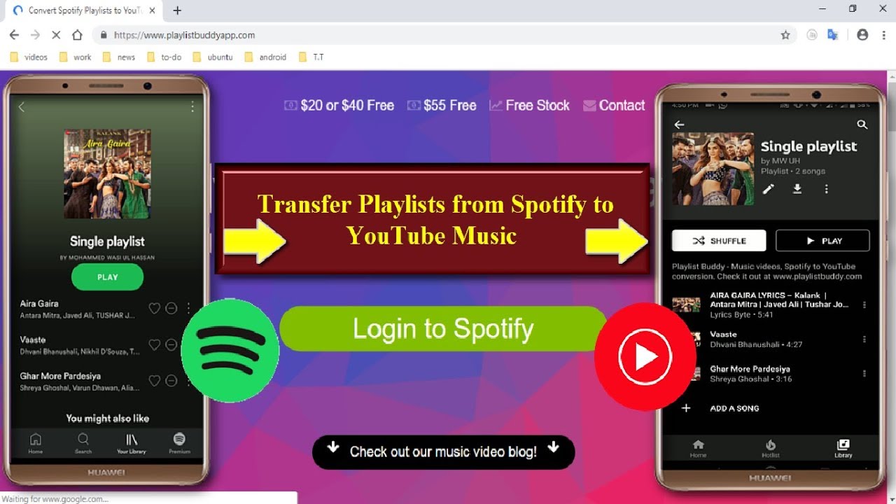 How to Transfer Spotify Playlists to  Music