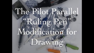 Pilot Parallel "Ruling Pen Modification" for Drawing