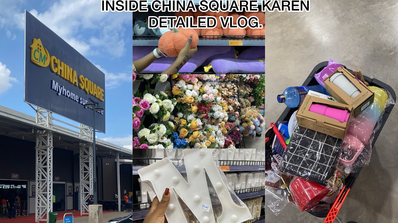 Inside the NEW CHINA SQUARE mall in KAREN