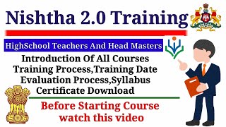 Nishtha 2.0 Online Training For Highschool Teacher॥Nishtha 2.0 Karnataka॥Diksha Online Training