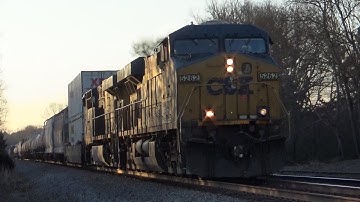 CSX ES40DC 5262 w/ Nice K5HL Leads Manifest X520-28 on 1/30/22