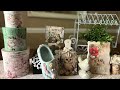 Creating Spring and Summer Shabby Chic and Cottage Core DIYs Using New and Older IOD products