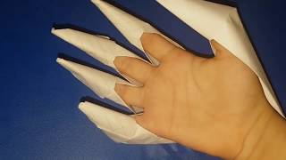 صنع أظافر من الورق / how to make  finger nails with paper