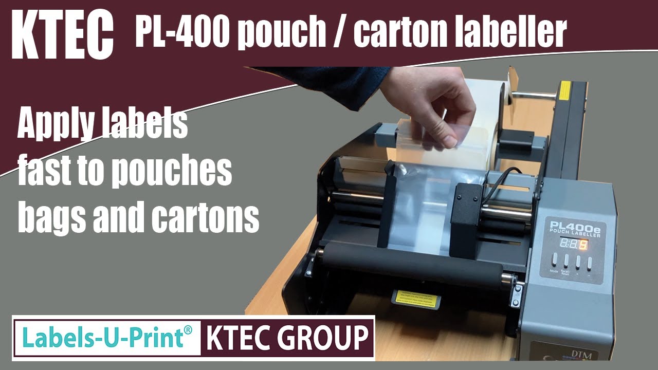Primera PL400e - Pouch, bag, carton, sleeve label apply - Labels-U-Print ® - KTEC GROUP UK