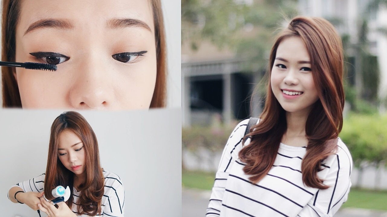 School Campus Beginners Makeup Hair Outfit Molita Lin YouTube