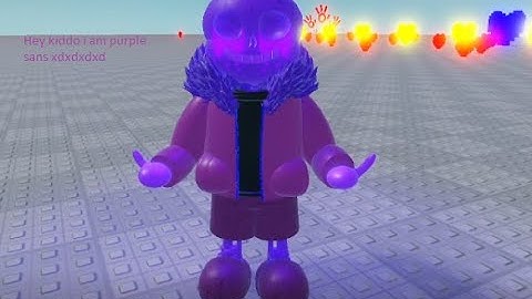 Weird Sans Fighting Game | Puprle Sans showcase