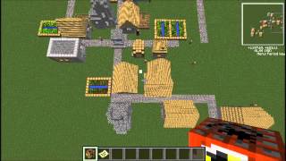Nuke cannon vs village (tekkit nuke fun)