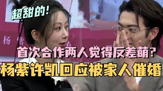 【MultiSub】杨紫许凯采访回应被家人催婚！第一次合作两人都发现“反差萌”？综艺 | #娱乐  | 承欢记 | cdrama | bestchoiceever