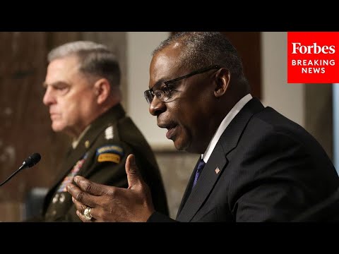 Sec. Lloyd Austin And Gen. Mark Milley Hold A Press Briefing On The War In Ukraine