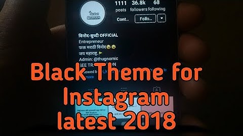 BLACK Instagram MOD for Android (NO ROOT)| how to change Instagram Dark theme|Hidden Instagram trick