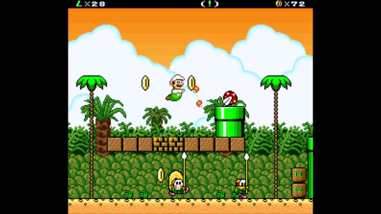 SMW Custom Music - Track 2966 (Mario & Luigi: Partners In Time - Yoshi Mountain)