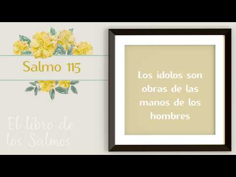 Psalm 115. Idols are the work of human hands. The Book of Psalms.